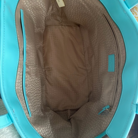 Kate Spade Turquoise Perforated Tote - Picture 5 of 6